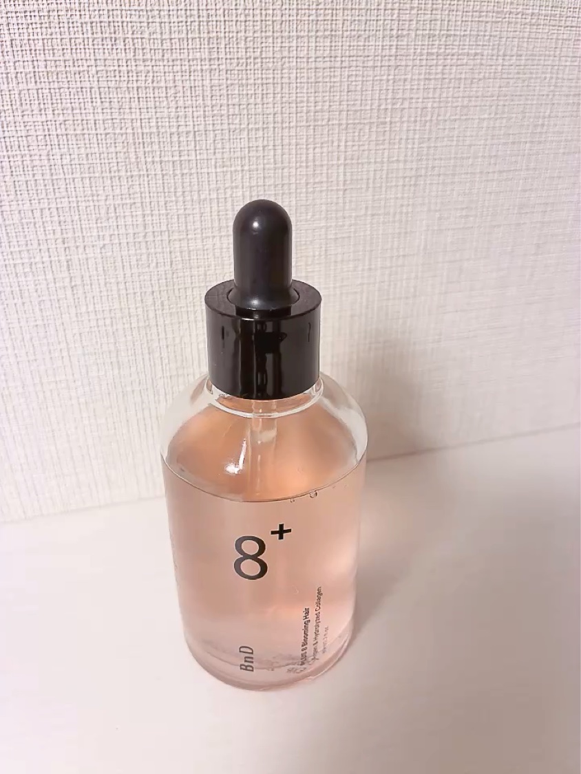 8+ブルーミングヘアオイル　ナチュラルフローラルの香り/BnD/ヘアオイルを使ったクチコミ（2枚目）