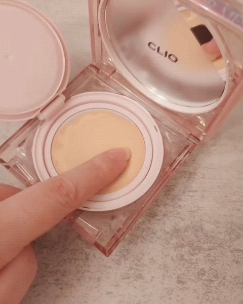 キル カバー メッシュ グロウ クッション/CLIO/クッションファンデーションを使ったクチコミ（2枚目）