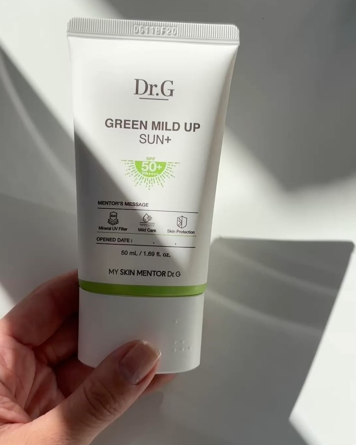 グリーンマイルドアップサンプラス/Dr.G/日焼け止めクリームを使ったクチコミ（3枚目）