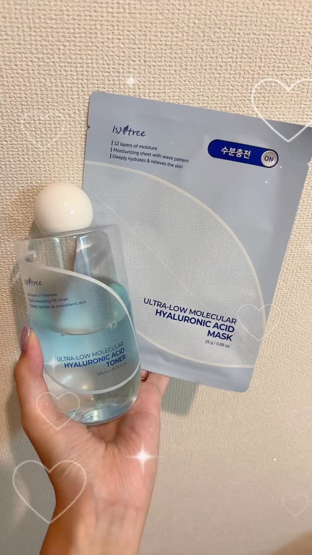 超低分子ヒアルロン酸トナー/Isntree/化粧水の人気ショート動画