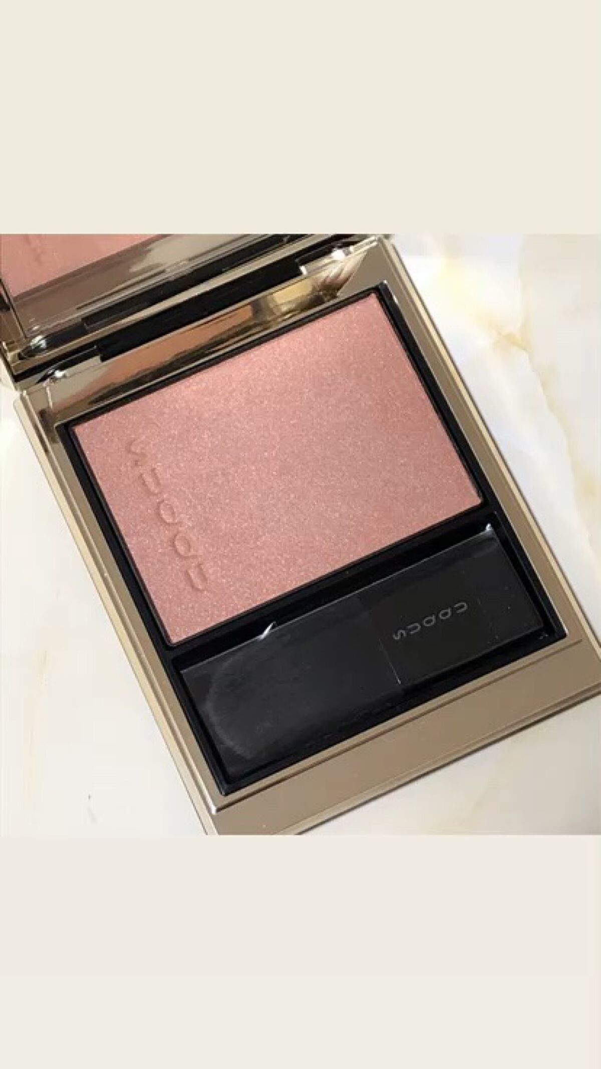 メルティング パウダー ブラッシュ/SUQQU/パウダーチークを使ったクチコミ（1枚目）