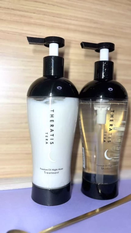 セラティス テラ プレミアム EX ナイト モイスト シャンプー/ヘアトリートメント/THERATIS/市販シャンプーの人気ショート動画