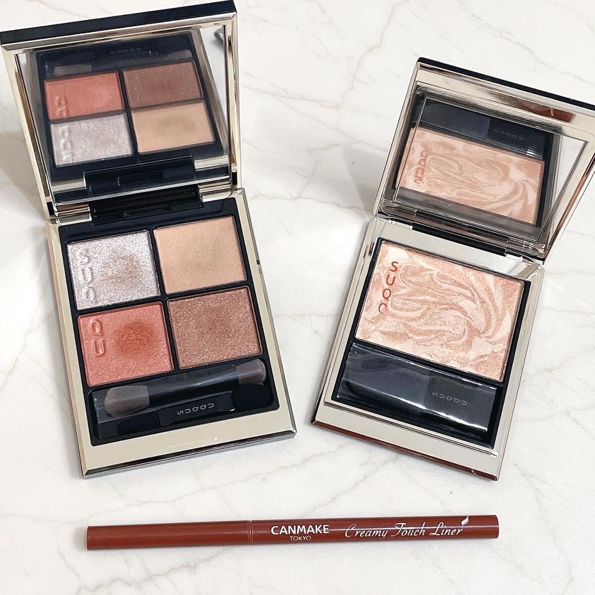 クリーミータッチライナー/キャンメイク/ジェルアイライナーを使ったクチコミ（1枚目）