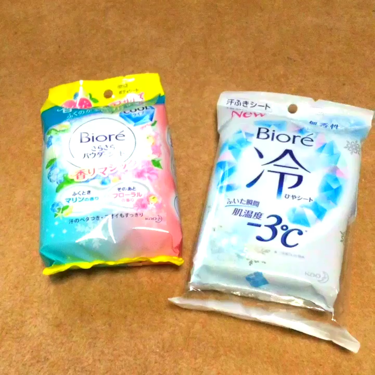 ビオレさらさらパウダーシート 香りマジック/ビオレ/ボディシートの動画クチコミ2つ目