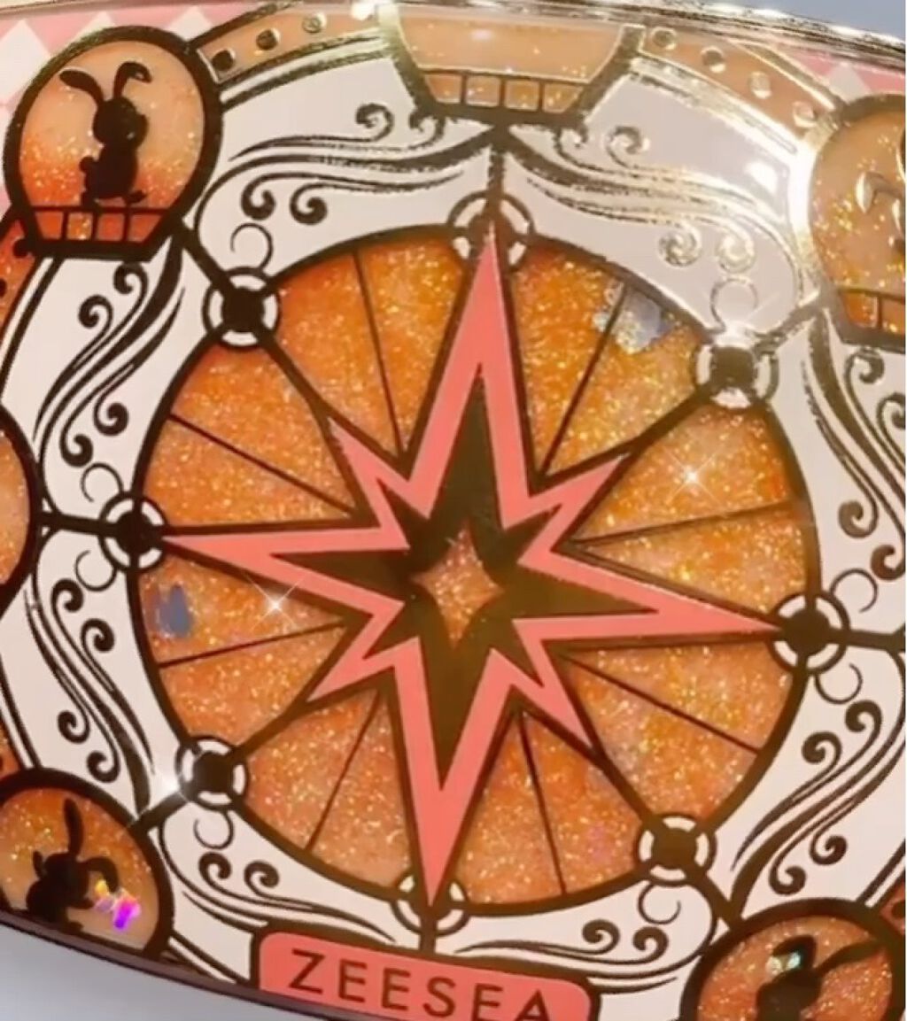 ZEESEA「ファンタジーパーク」12色アイシャドウパレット J04スカイホイール/ZEESEA/アイシャドウパレットを使ったクチコミ（3枚目）