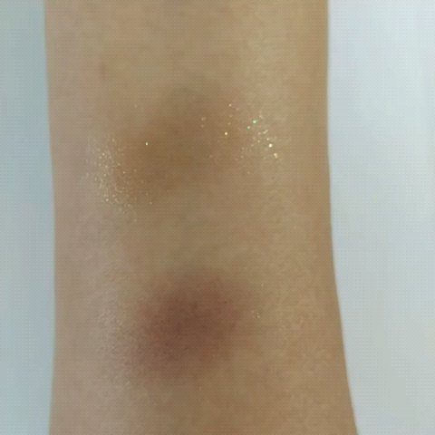 リュクス アイシャドウ デュオ ダンスフロアグラム/BOBBI BROWN/アイシャドウパレットを使ったクチコミ（3枚目）