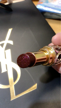 ルージュ ヴォリュプテ シャイン/YVES SAINT LAURENT BEAUTE/口紅を使ったクチコミ（3枚目）