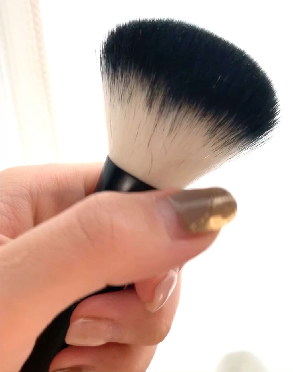 UR GLAM　CHEEK BRUSH/U R GLAM/メイクブラシを使ったクチコミ（3枚目）