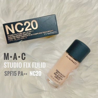 スタジオフィックス フルイッド SPF 15/M・A・C/リキッドファンデーションを使ったクチコミ（1枚目）