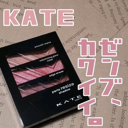 パーツリサイズシャドウ/KATE/アイシャドウパレットの人気ショート動画