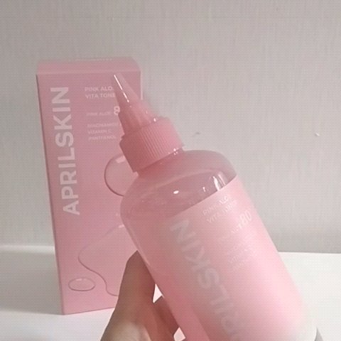 ピンクアロエビタトナー/APRILSKIN/化粧水を使ったクチコミ（2枚目）