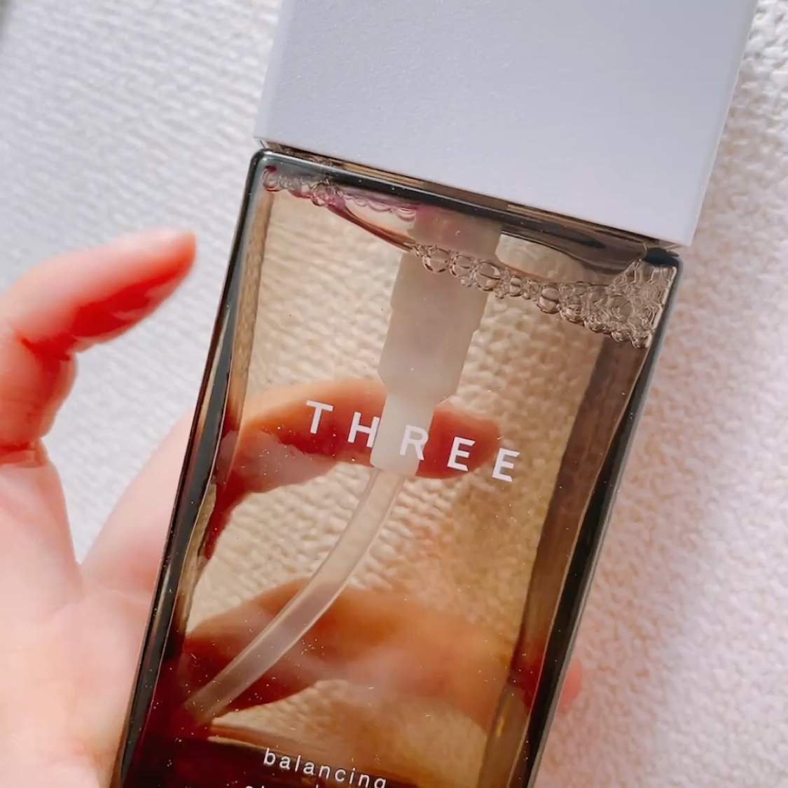 バランシングステム ローション キット /THREE/スキンケアキットの動画クチコミ1つ目
