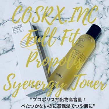 フルフィットプロポリスシナジートナー/COSRX/化粧水を使ったクチコミ（1枚目）