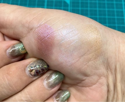 シャドーカスタマイズ (ブリリアントグリッター)/MAJOLICA MAJORCA/グリッターを使ったクチコミ(2枚目)