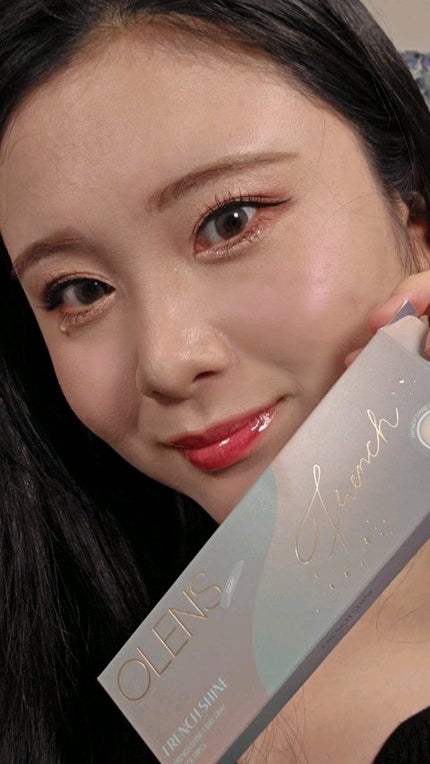 FrenchShine1day/OLENS/ワンデー(1DAY)カラコンの動画クチコミ3つ目