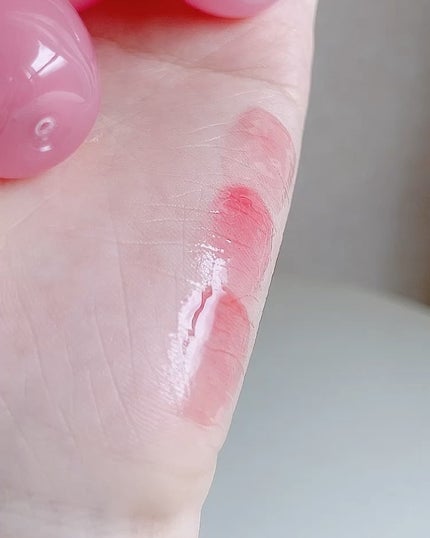 ジューシーデューイグロウティントミニ 15 ローストロベリー(ミニ限定)/dasique/リップティントを使ったクチコミ(3枚目)