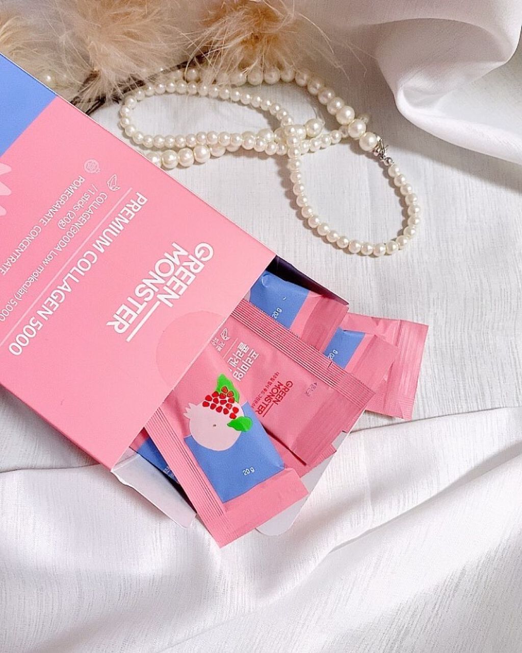 プレミアムコラーゲン5000/グリーンモンスター/美容サプリメントの動画クチコミ2つ目