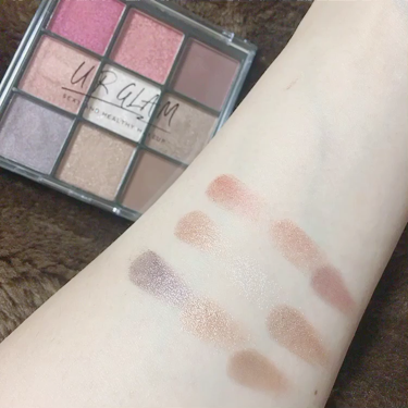 UR GLAM　BLOOMING EYE COLOR PALETTE/U R GLAM/パウダーアイシャドウを使ったクチコミ（2枚目）