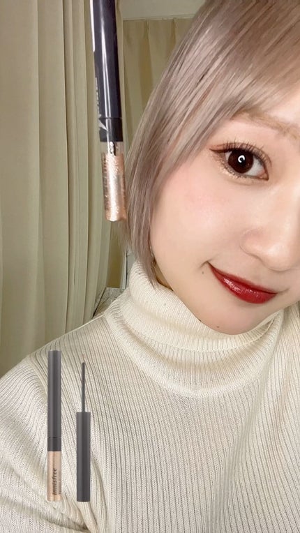 トゥインクル グリッター/innisfree/リキッドアイライナーの人気ショート動画