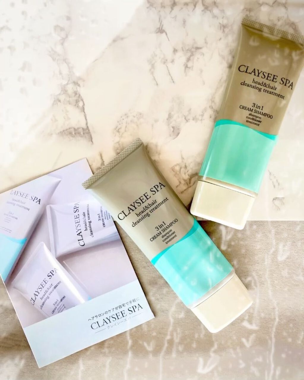 ヘッド＆ヘアクレンジングトリートメント/CLAYSEE SPA/市販シャンプーを使ったクチコミ（2枚目）