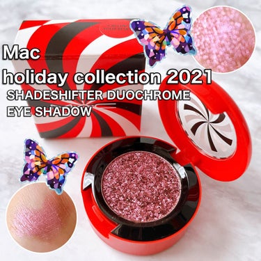 Mac
ホリデーコレクション2021

SHADESHIFTER DUOCHROME 
EYE SHADOW

レッド系の
コーリング ユア ブラフ!
を購入しました❤️

ザクザクの多色ラメと
ギラン