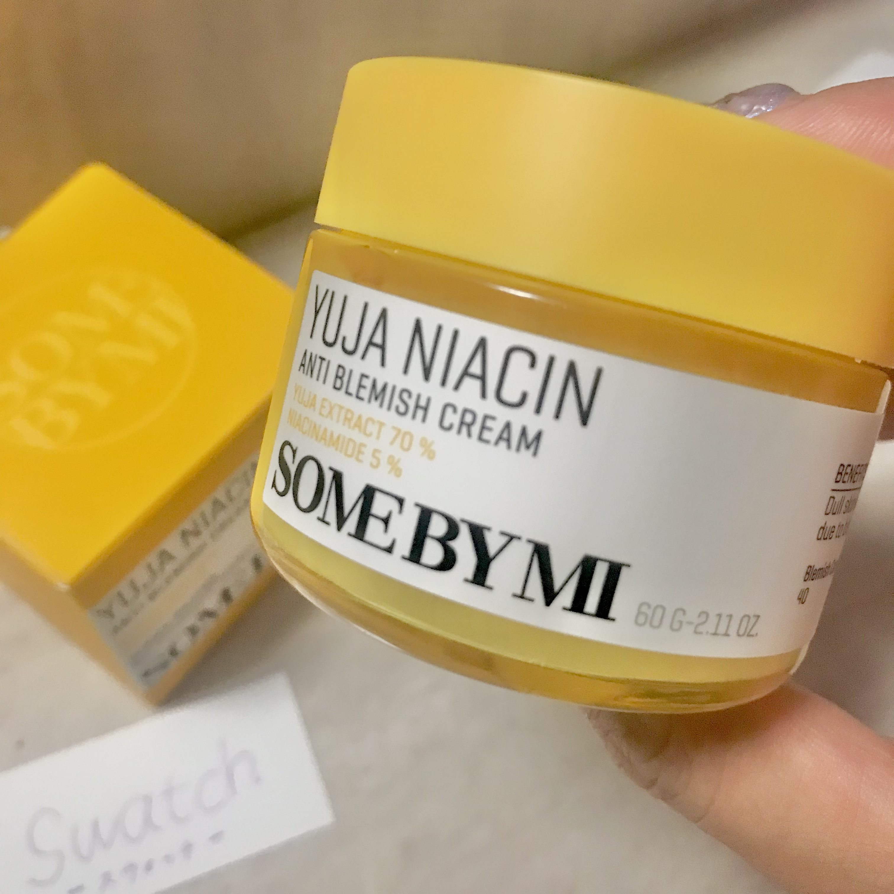 ユズ ナイアシンアンチ ブレミッシュクリーム/SOME BY MI/フェイスクリームを使ったクチコミ（1枚目）