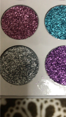 Unicorn Glitter Eyeshadow Palette/Glamierre/パウダーアイシャドウを使ったクチコミ（1枚目）