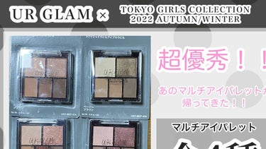 マルチアイパレットb (TOKYO GIRLS COLLECTION)/U R GLAM/アイシャドウパレットを使ったクチコミ（1枚目）