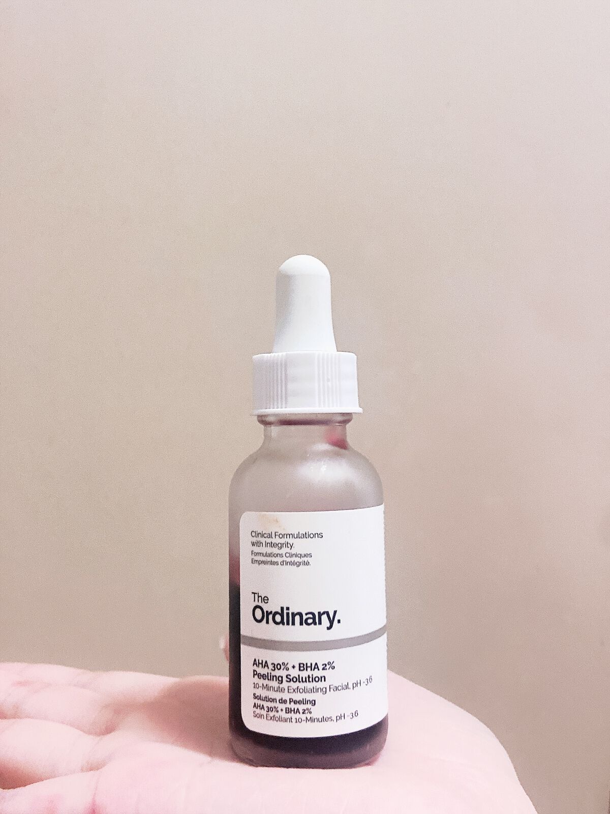 AHA 30% + BHA 2% Peeling Solution/The Ordinary/ピーリングを使ったクチコミ（1枚目）