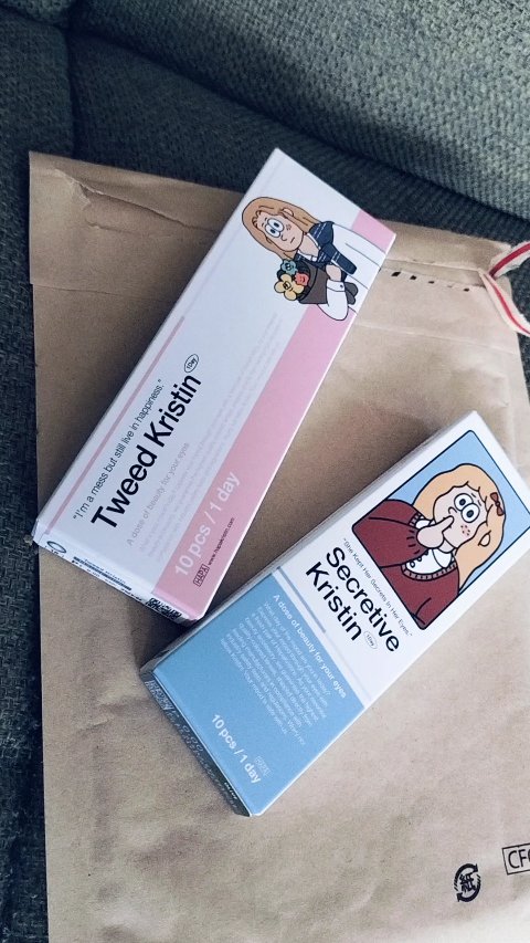 Tweed Kristin 1month/Hapa kristin/１ヶ月（１MONTH）カラコンの動画クチコミ3つ目