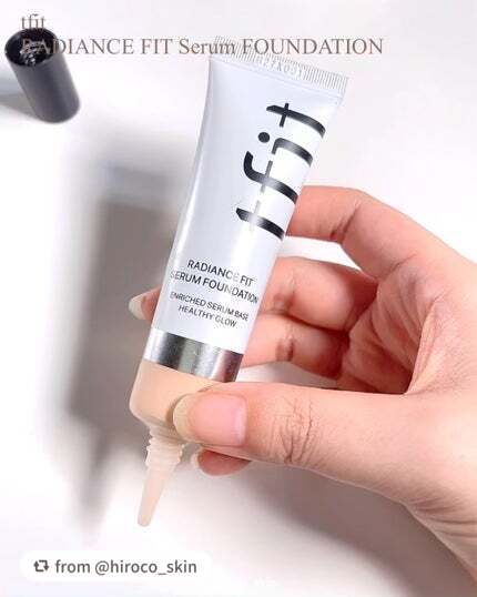 素敵な投稿をありがとうございます✨

【hiroco_skinさんから引用】

“#pr @tfit.japan 
ベースメイク商品の良いtfitの
RADIANCE FIT Serum FOUNDATION
⁡
なんとスキンケア成分が83