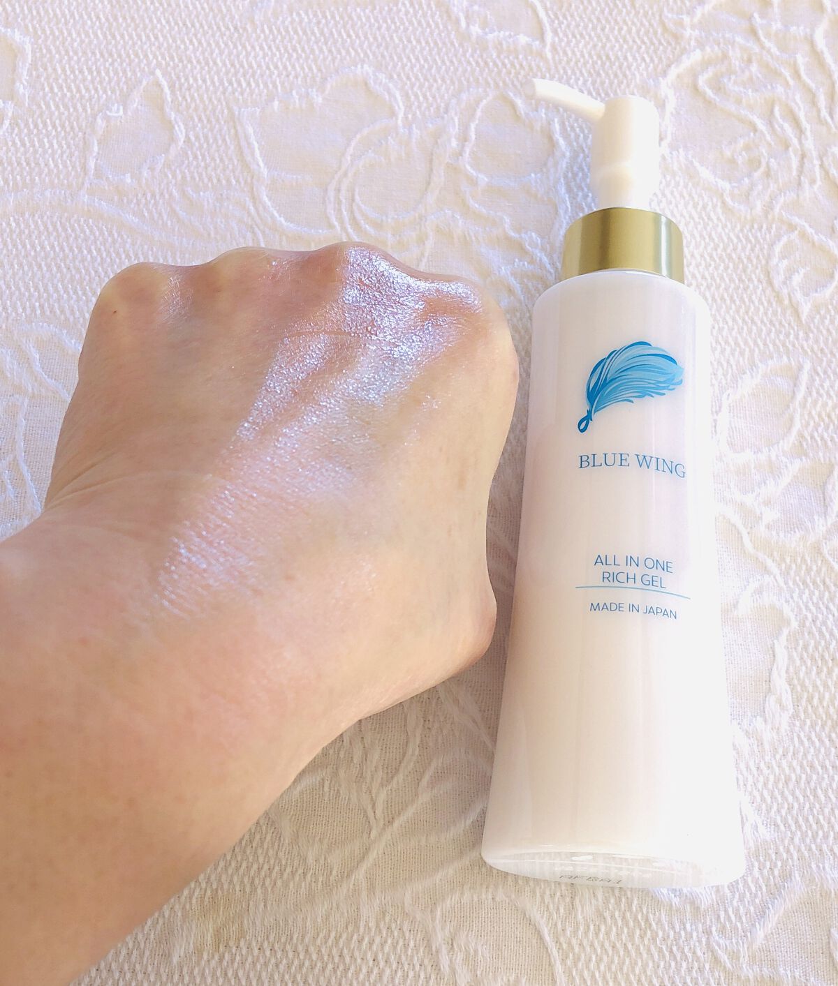 PGオールインワンゲル/BLUE WING/オールインワン化粧品の動画クチコミ3つ目