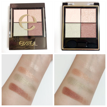 リアルクローズシャドウ/excel/アイシャドウパレットを使ったクチコミ（3枚目）