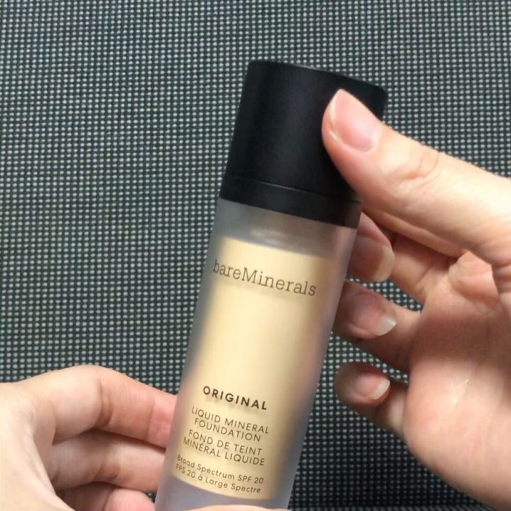 オリジナル  リキッド  ミネラル  ファンデーション/bareMinerals/リキッドファンデーションを使ったクチコミ（2枚目）