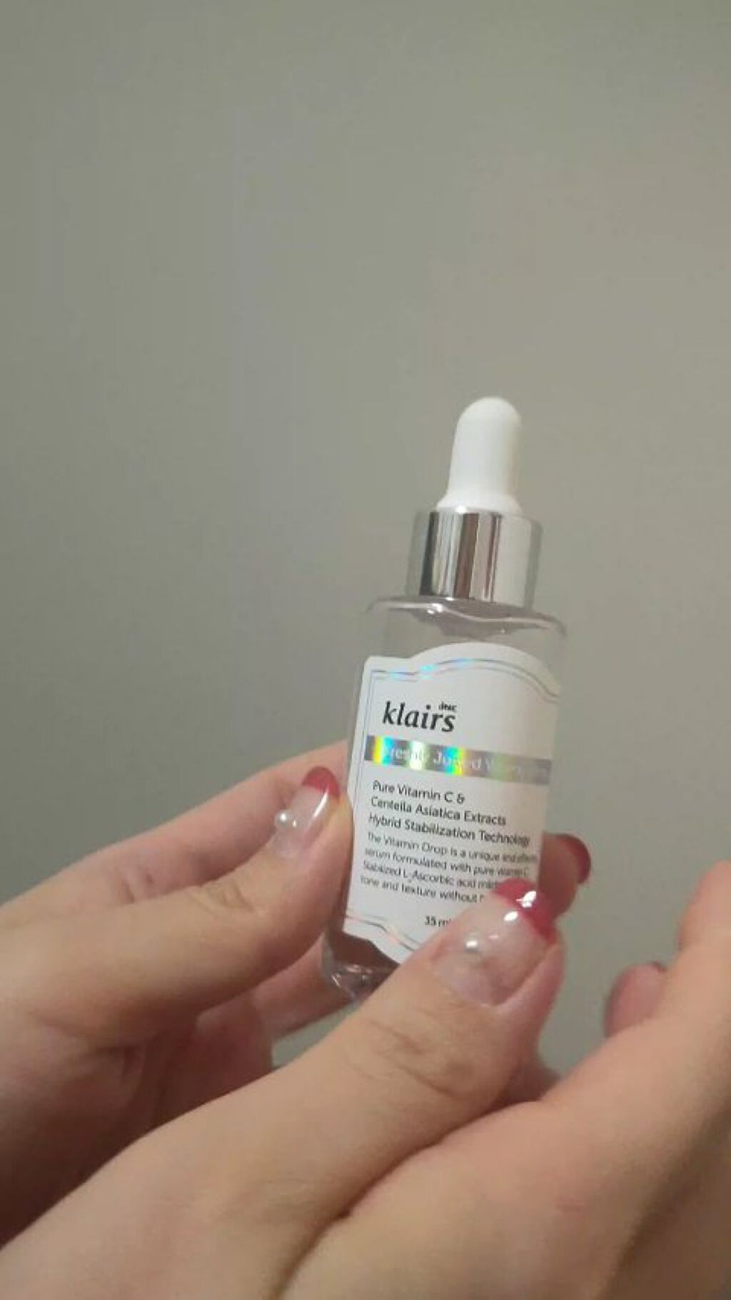フレッシュリージュースドビタミンドロップ(35ml)/Klairs/美容液を使ったクチコミ（2枚目）