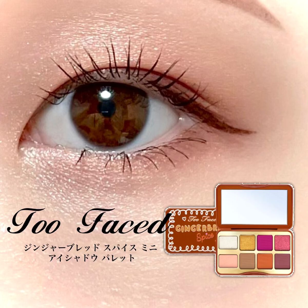 ジンジャーブレッド スパイス ミニ アイシャドウ パレット/Too Faced/アイシャドウパレットを使ったクチコミ（1枚目）