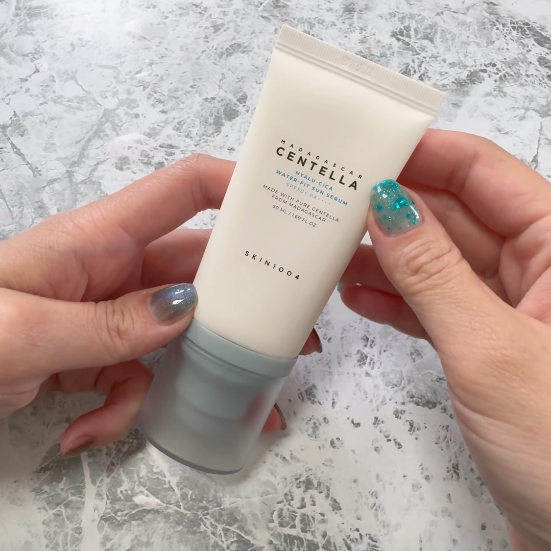 ヒアルーシカ ウォーターフィット サンセラム/SKIN1004/日焼け止めローションを使ったクチコミ（2枚目）