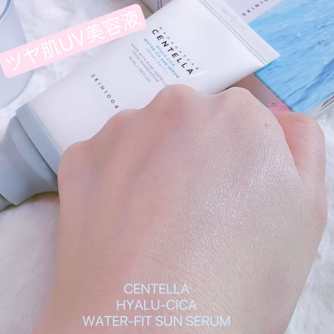 ヒアルーシカ ウォーターフィット サンセラム/SKIN1004/日焼け止めローションの人気ショート動画