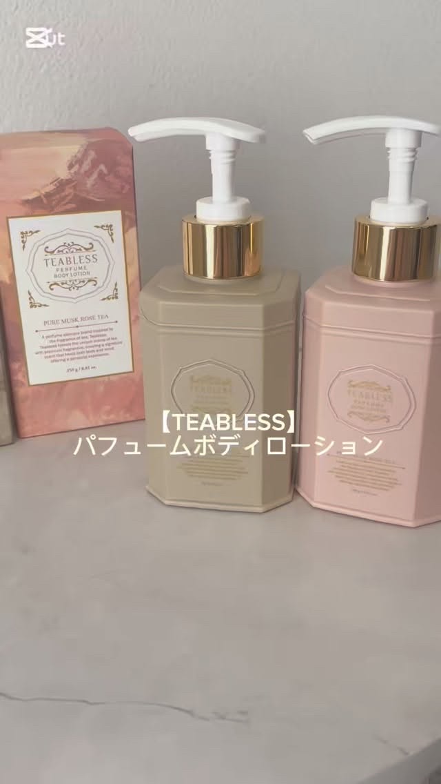 ティーブレスパフュームボディローション　ピュアムスクローズティー/TEABLESS/ボディローションの動画クチコミ5つ目