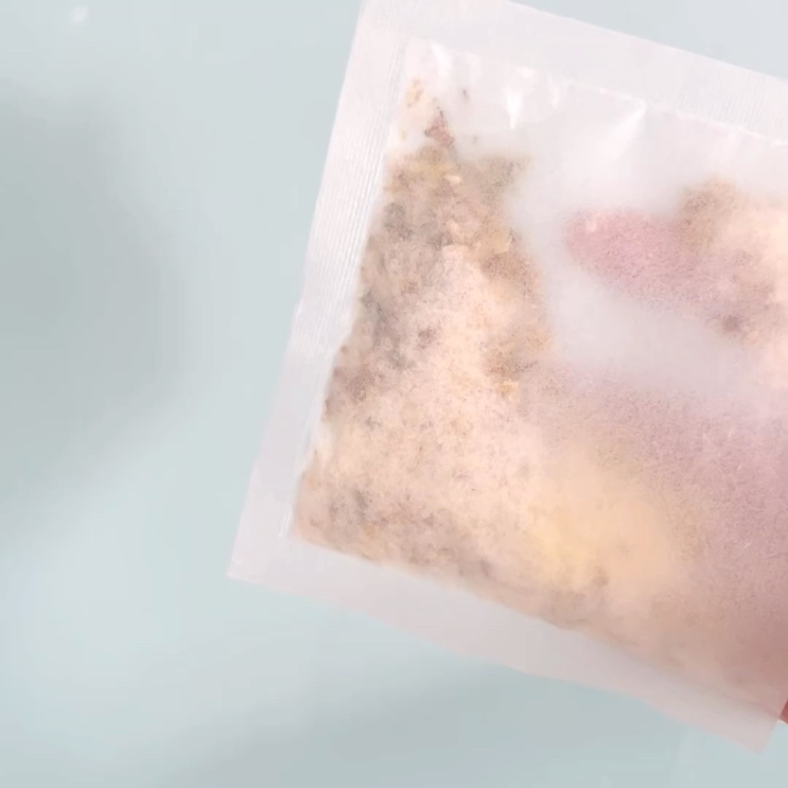 国産ハーブバスバッグゆず(浴用化粧料)/3COINS/生薬系入浴剤を使ったクチコミ（3枚目）