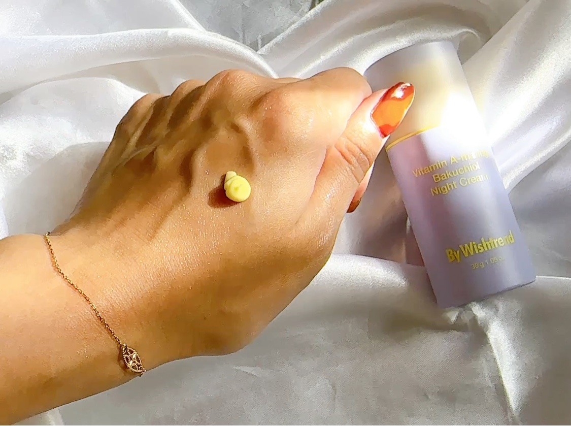 ビタミンA-mazingバクチオールナイトクリーム/By Wishtrend/フェイスクリームを使ったクチコミ（3枚目）