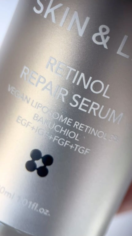 ヴィーガンリポソームレチノールセラム/SKIN&LAB/美容液の人気ショート動画