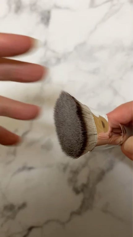 マルチファンデブラシ /ロージーローザ/メイクブラシを使ったクチコミ(2枚目)