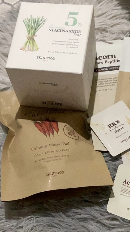 キャロットカロテン カーミングウォーターパッド/SKINFOOD/トナーパッドの人気ショート動画