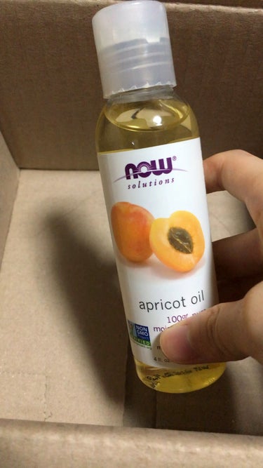 apricot oil/Now Foods/ヘアオイルの動画クチコミ1つ目