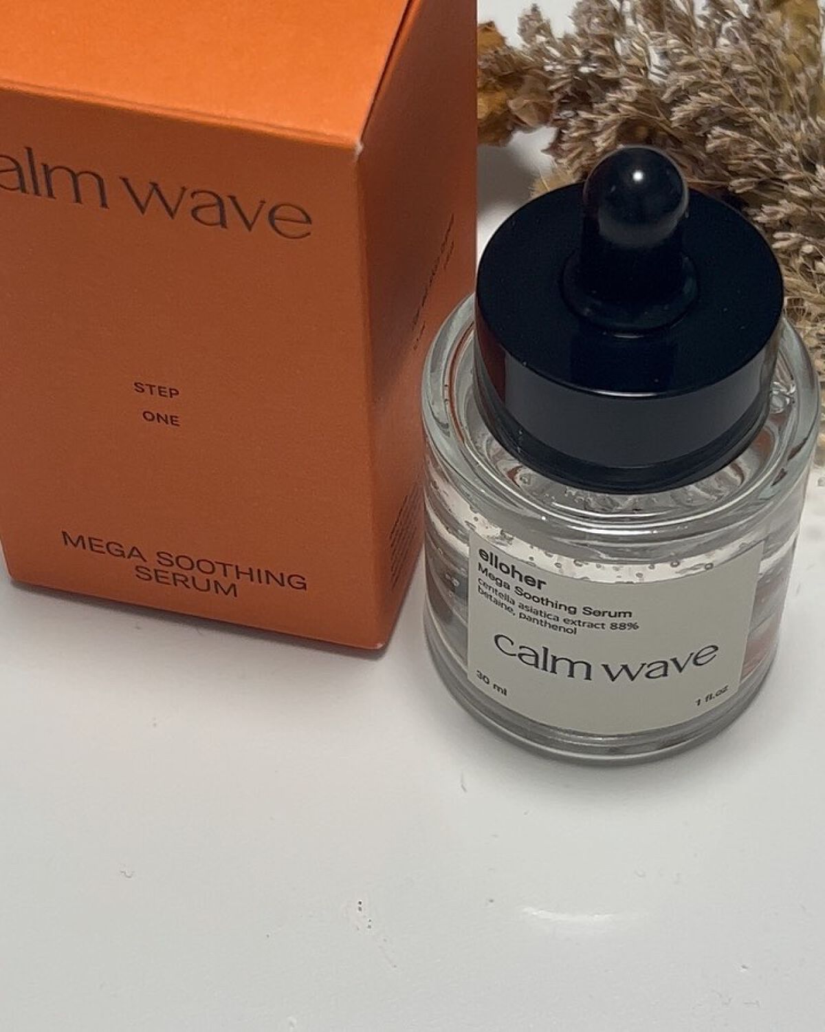 カームウェーブ - Mega Soothing Serum/elloher/美容液を使ったクチコミ（2枚目）