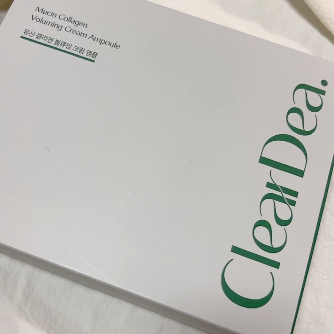ミューシンコラーゲンボリューミングクリームアンプル/ClearDea./美容液を使ったクチコミ（1枚目）