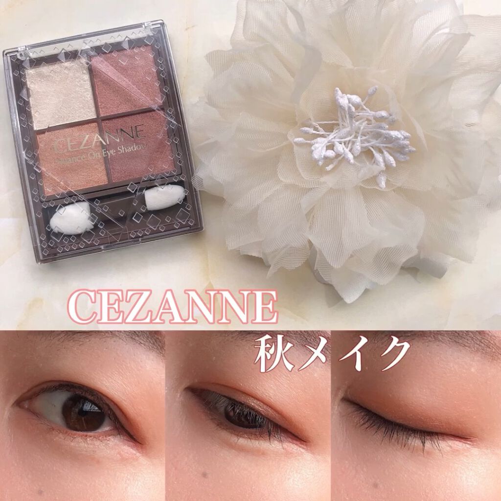 ニュアンスオンアイシャドウ/CEZANNE/アイシャドウパレットを使ったクチコミ（1枚目）