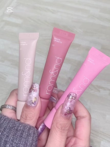 カラーリップマット/rom&nd/口紅の人気ショート動画