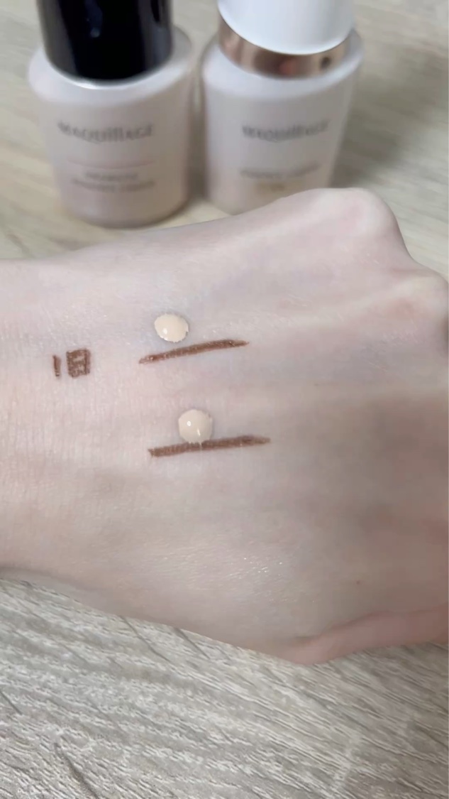 エッセンスリキッド EX/マキアージュ/リキッドファンデーションの動画クチコミ4つ目